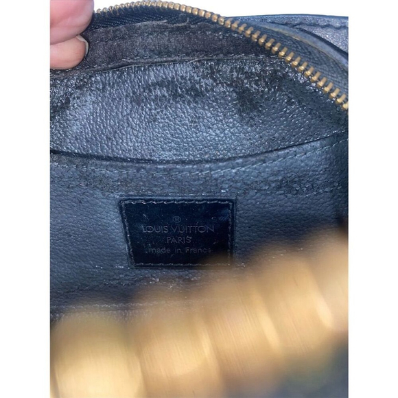 Louis Vuitton Black Epi Leather Dauphine Cosmetic Pouch Clutch Small - Picture 9 of 10
